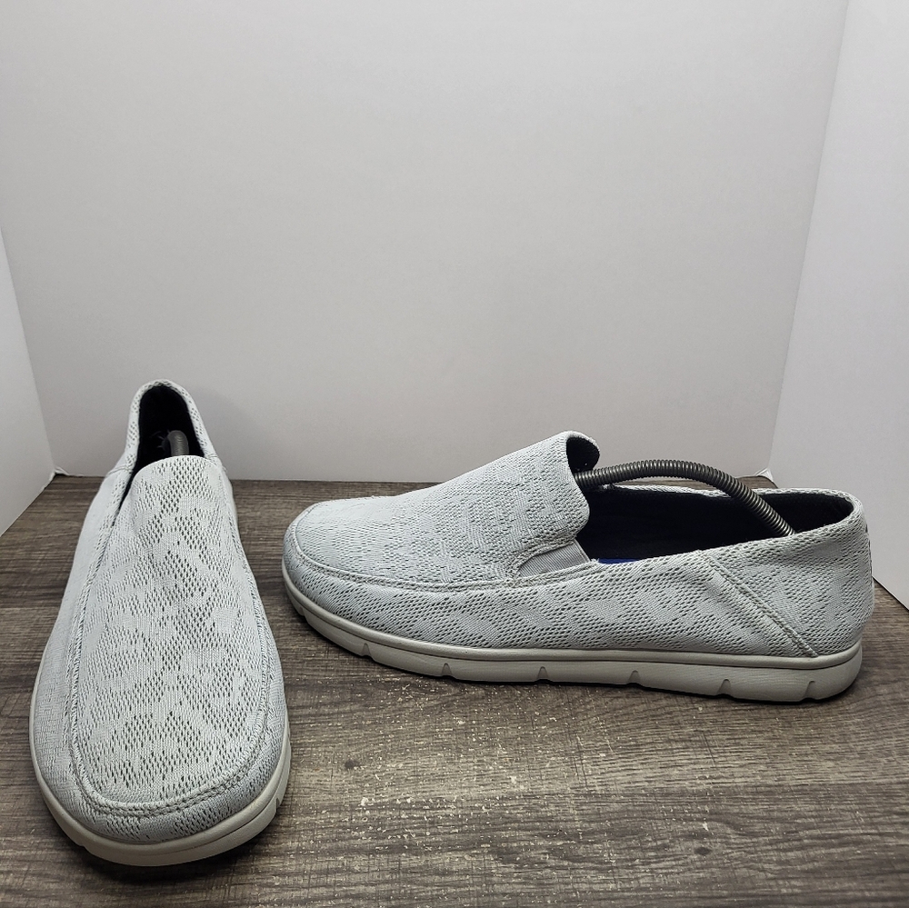 Huk Performance Brewster Boat Shoe Overcast Grey Men’s Size 13